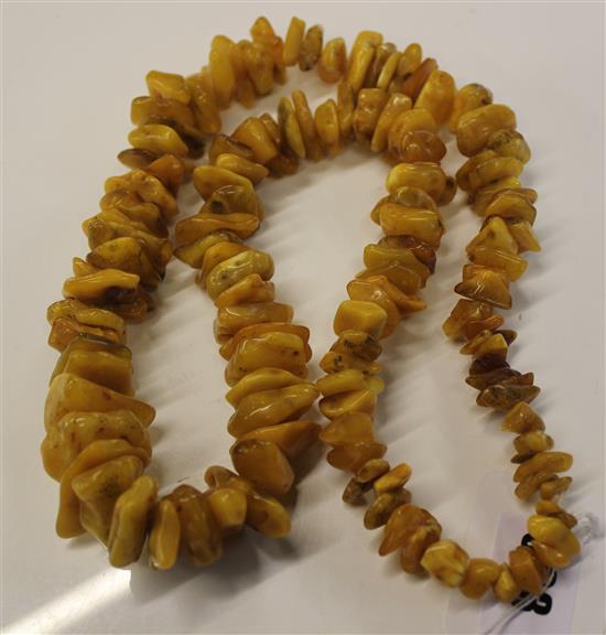 Butterscotch amber necklace